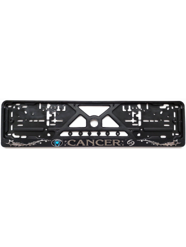 Number Plate Frame raised 3D embossed Zodiac sign CANCER